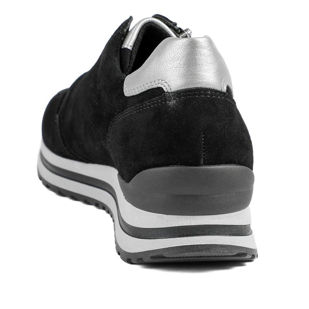 Gabor Nulon Suede Trainers - GAB42032 / 329 513 - Black - Image 4