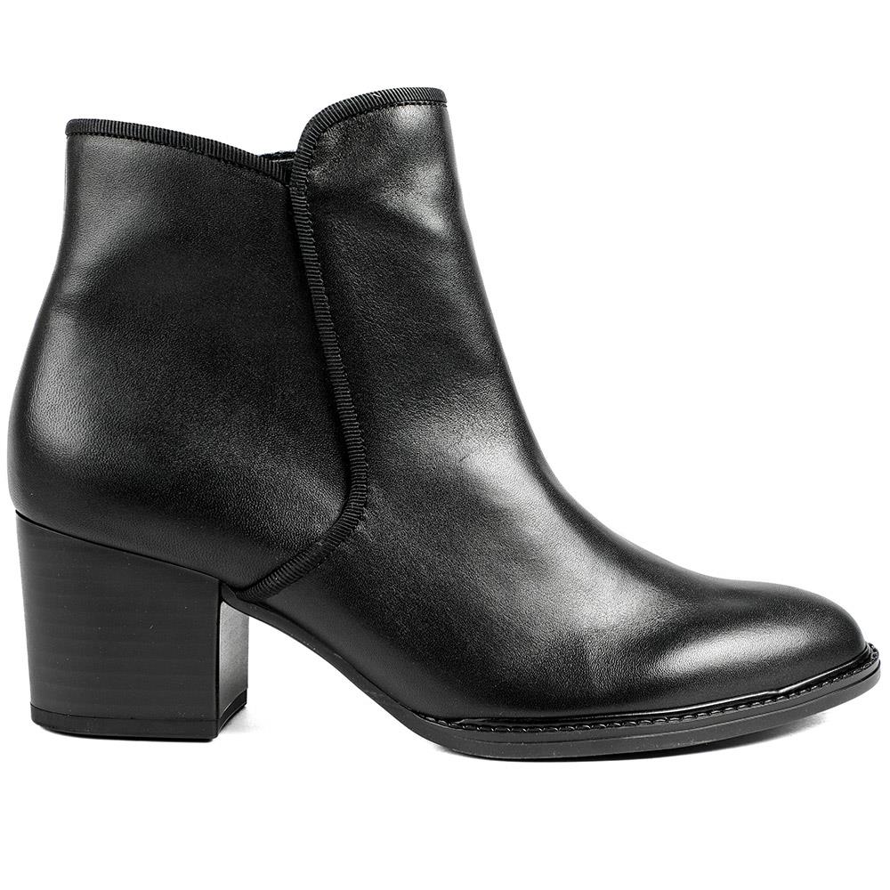 Gabor Smart Leather Zip Up Ankle Boots - GAB42021 / 329 515 - Black - Image 3