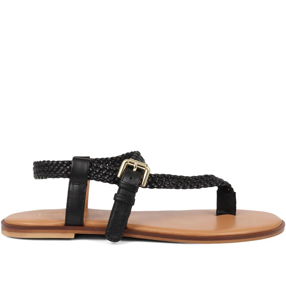 Gabrielah Toe-Post Sandals - GABRIELAH / 325 306 - Black - Image 2