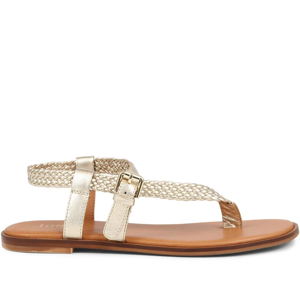 Gabrielah Toe-Post Sandals - GABRIELAH / 325 306 - Gold - Image 2