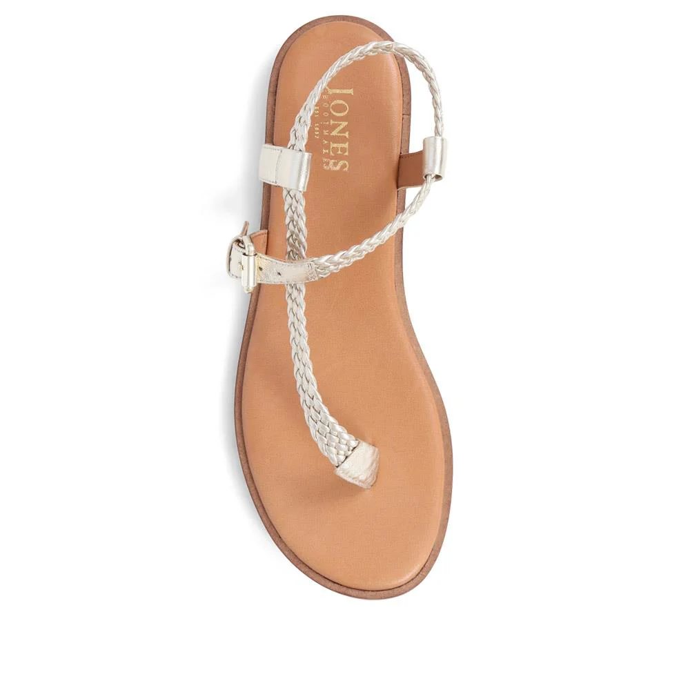 Gabrielah Toe-Post Sandals - GABRIELAH / 325 306 - Gold - Image 5