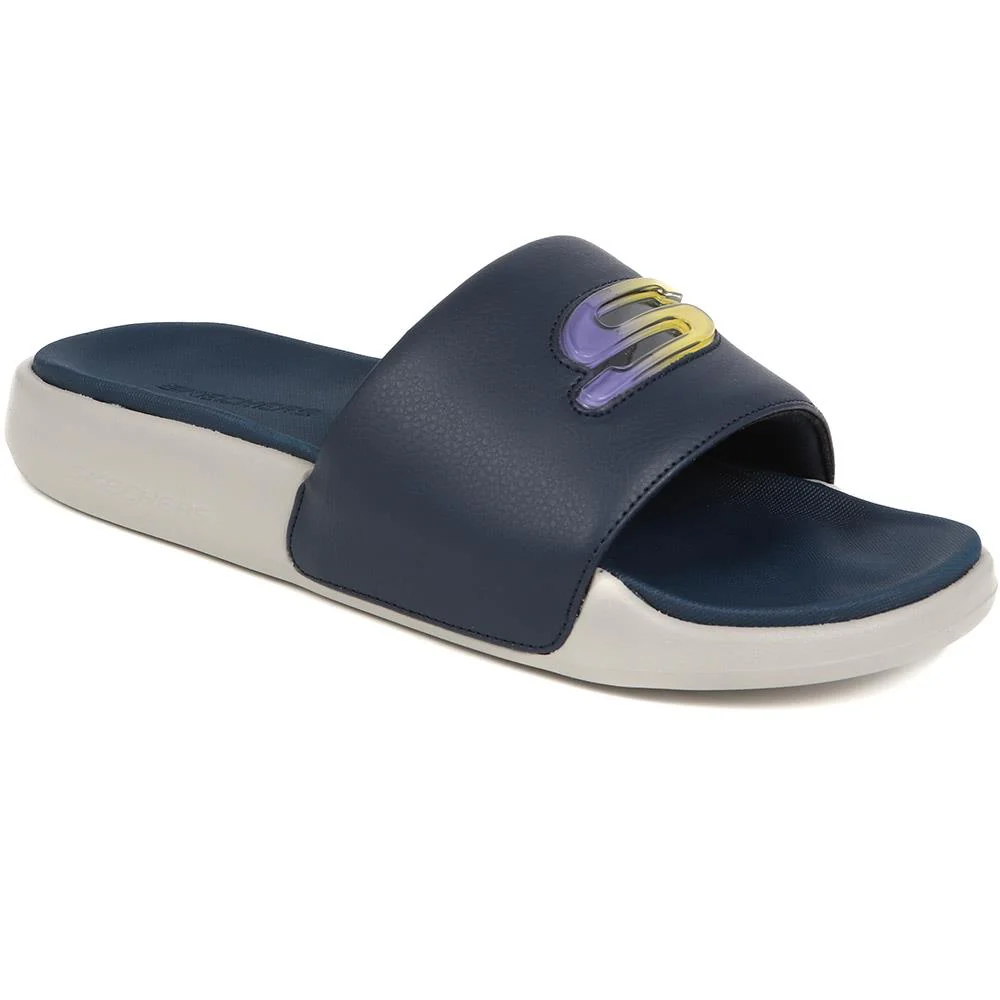 Gambix 2.0 - Utopo Slider Sandals - SKE37181 / 323 559 - Navy-Grey