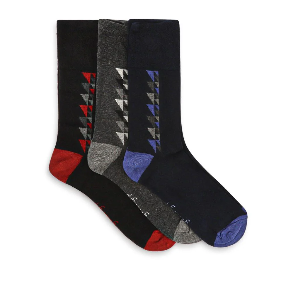 Gentle Grip Socks - 3 Pack - DAVJA41000 / 327 845 - Black Multi - Image 2
