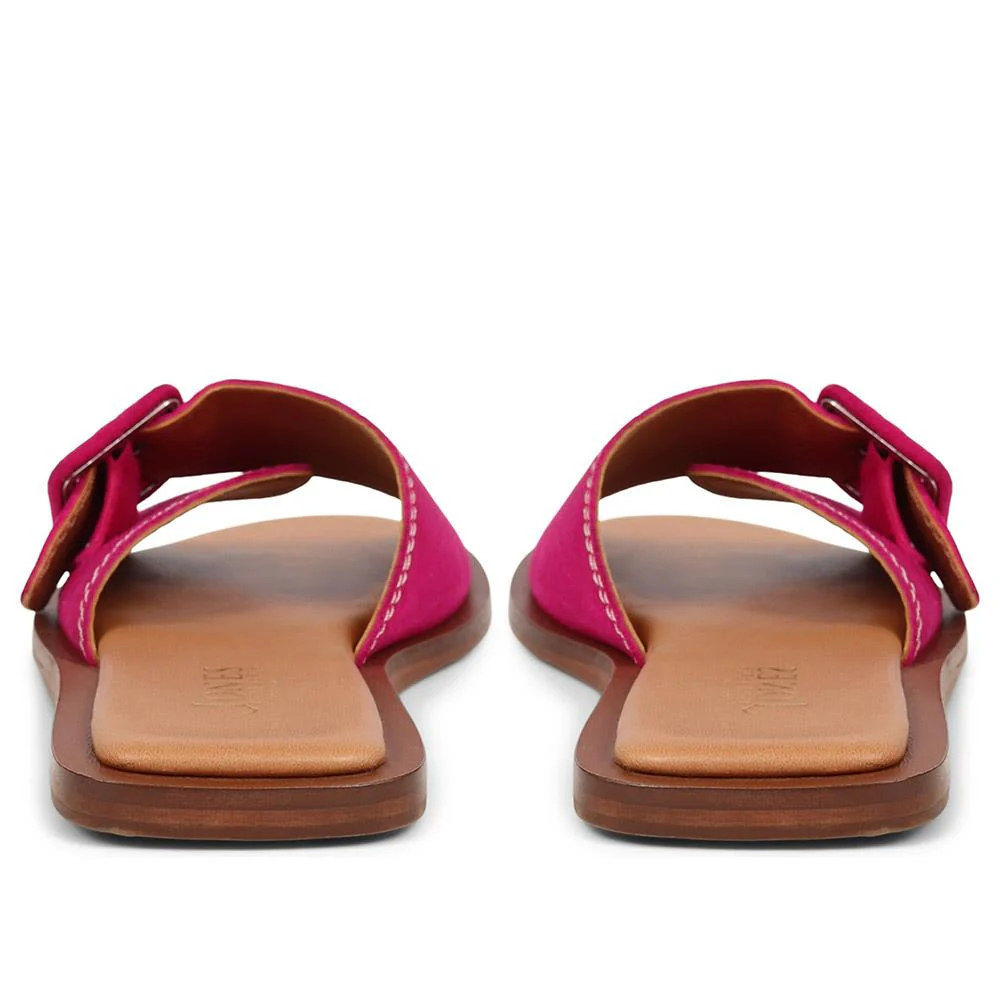 Georgette Leather Mules - GEORGETTE / 325 305 - Pink - Image 3