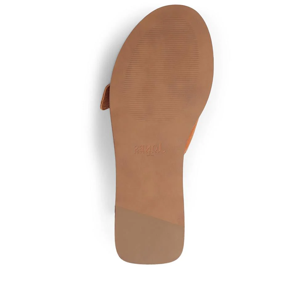 Georgette Leather Mules  - GEORGETTE / 325 305 - Tan - Image 5