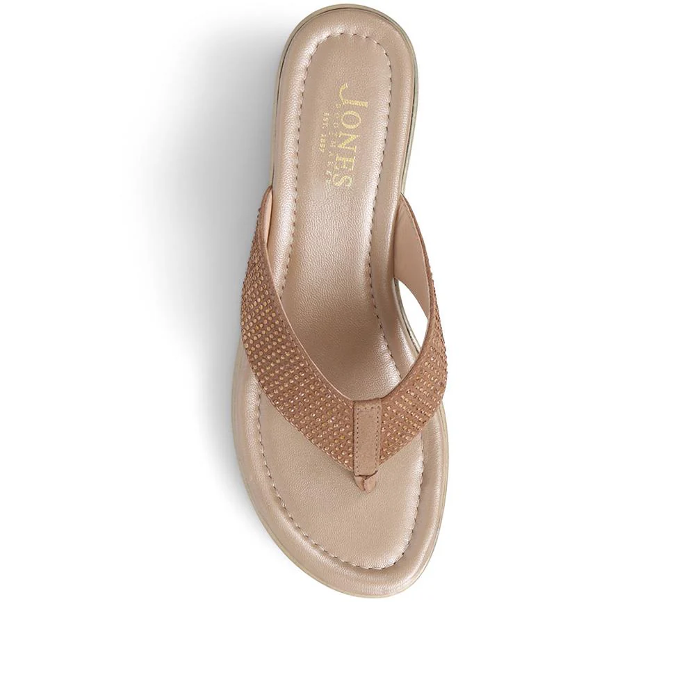 Gerrie Wedge Sandals - GERRIE / 325 062 - Gold - Image 9