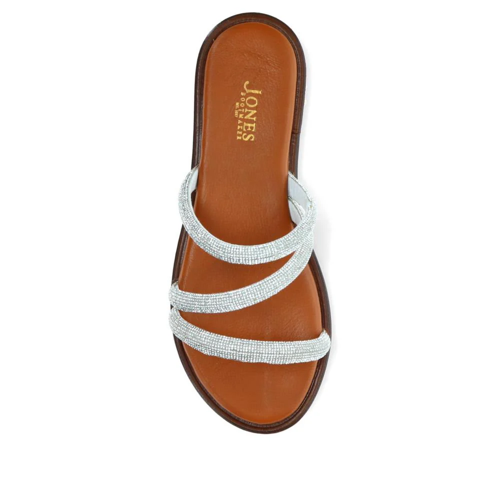 Ghita Calf Leather Sandals - GHITA / 325 568 - Silver - Image 4