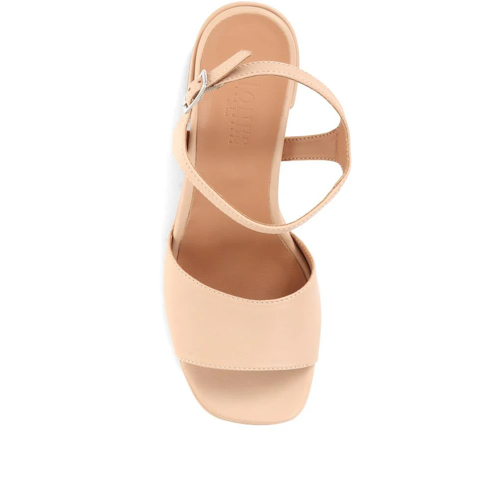 Giuseppa Platform Heels - GIUSEPPA / 323 016 - Nude - Image 6