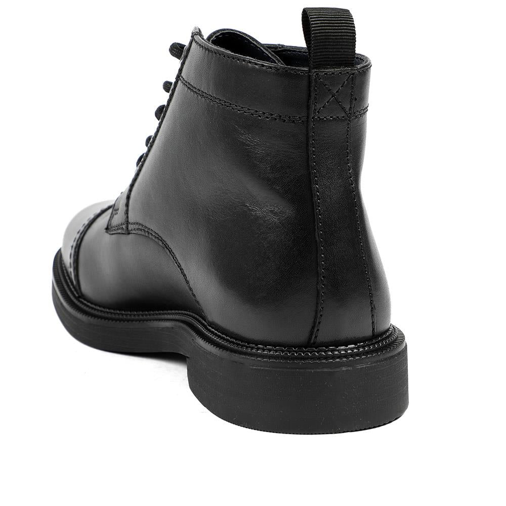 Giuseppe Lace Up Leather Boots - GIUSEPPE / 328 302 - Black - Image 3