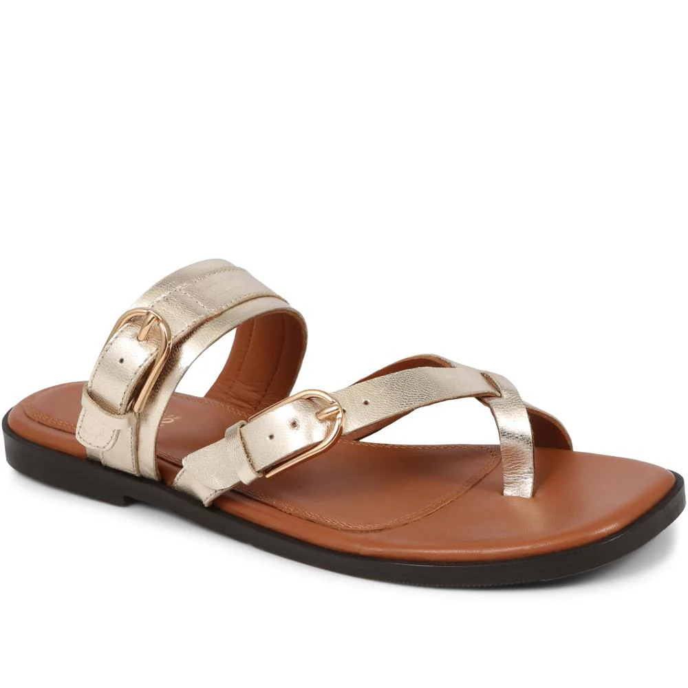 Glint Leather Toe Post Sandals - GLINT / 325 350