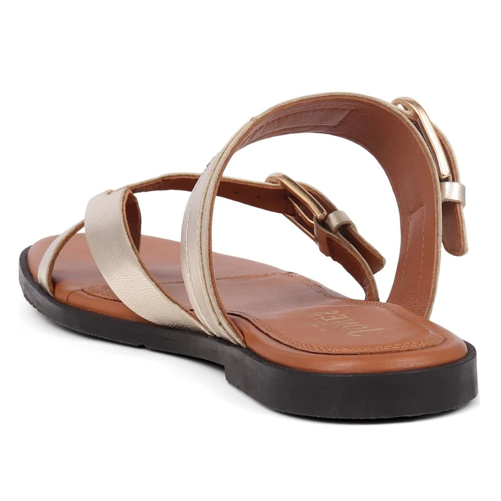 Glint Leather Toe Post Sandals - GLINT / 325 350 - Gold - Image 3