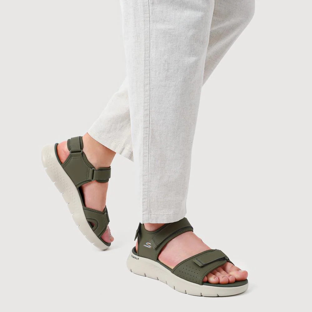 GO WALK Flex Sandals - SKE39100 / 324 910 - Olive - Image 5