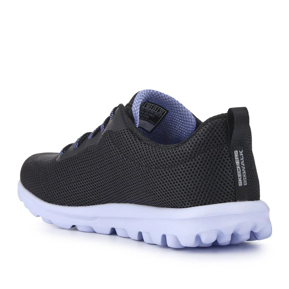 GO WALK® TRAVEL Trainers - SKE41043 / 326 723 - Black - Image 3