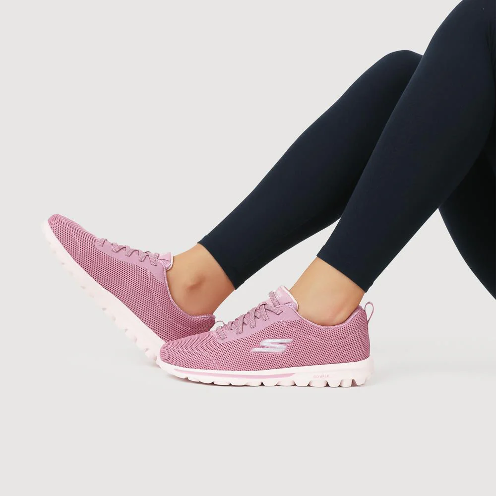 GO WALK® TRAVEL Trainers - SKE41043 / 326 723 - Mauve - Image 5