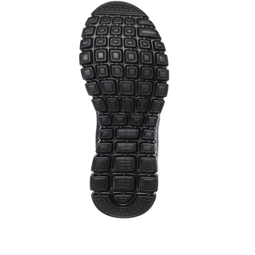 Skechers Wide Fit Graceful Get Connected Trainers - SKE30027 / 315 957 - Black - Image 5