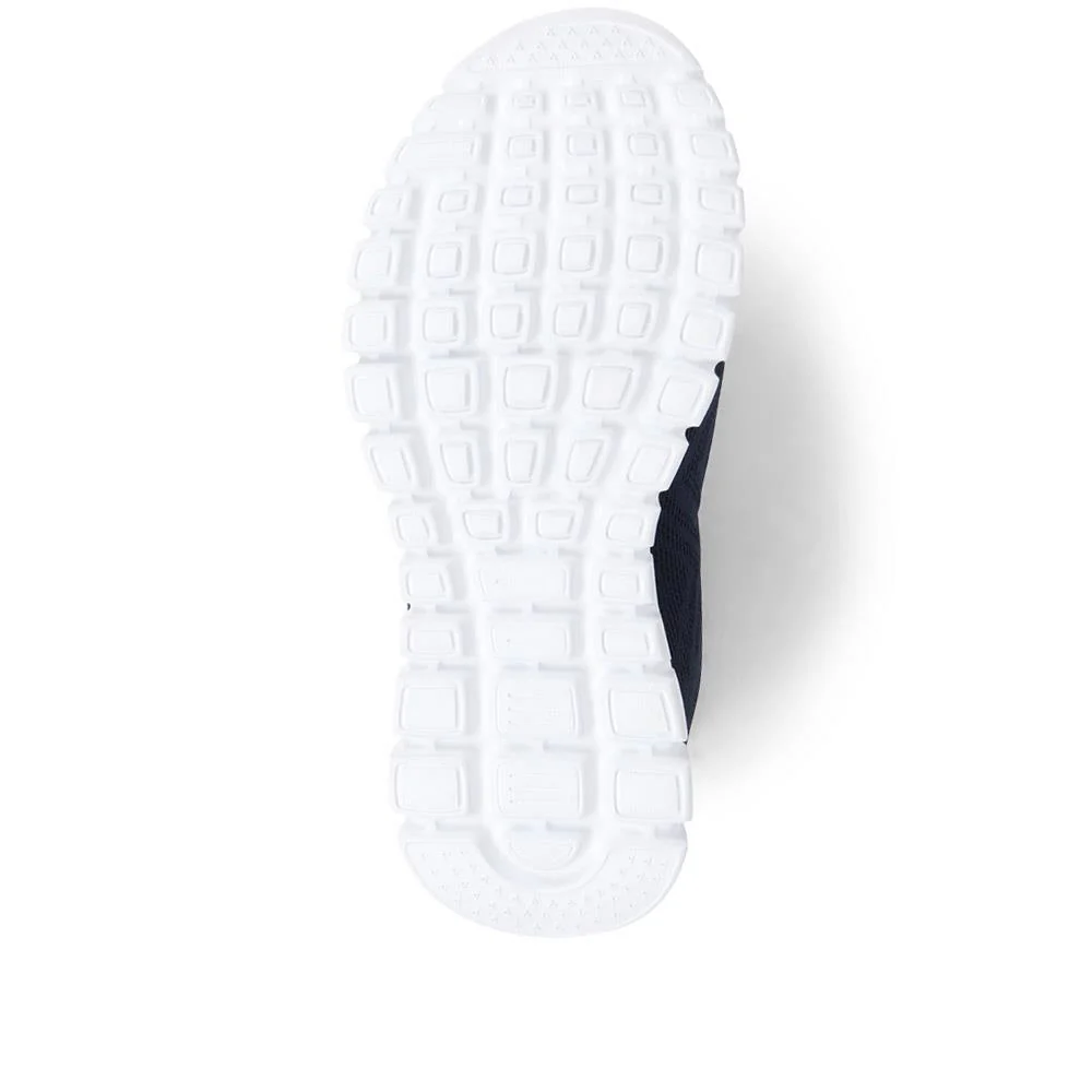 Skechers Wide Fit Graceful Get Connected Trainers - SKE30027 / 315 957 - Navy Multi - Image 4
