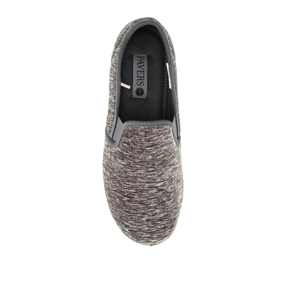 Wide Fit Grip Sole Slippers - QING42023 / 328 170 - Grey - Image 4