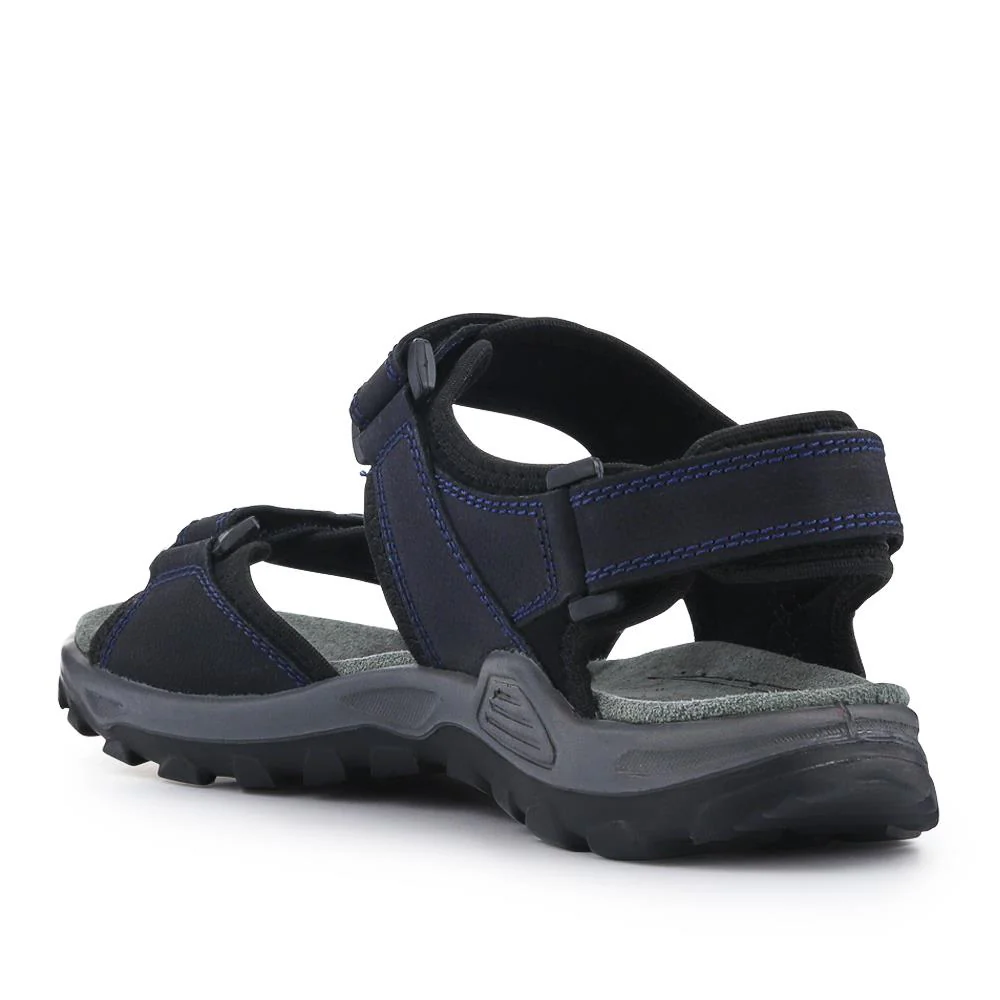 Grip-Soled Touch-Fasten Sandals - DDIN41014 / 327 268 - Navy - Image 3