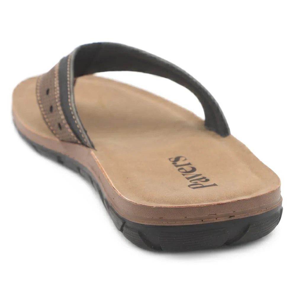 Grippy Cross Strap Mule Sandals - INB43017 / 329 218 - Brown - Image 3