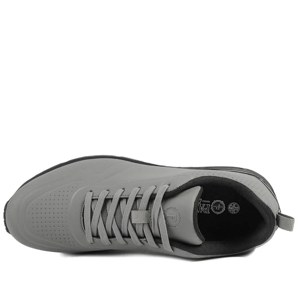 Grippy Lace-Up Trainers - BOJIE41019 / 327 054 - Grey - Image 5