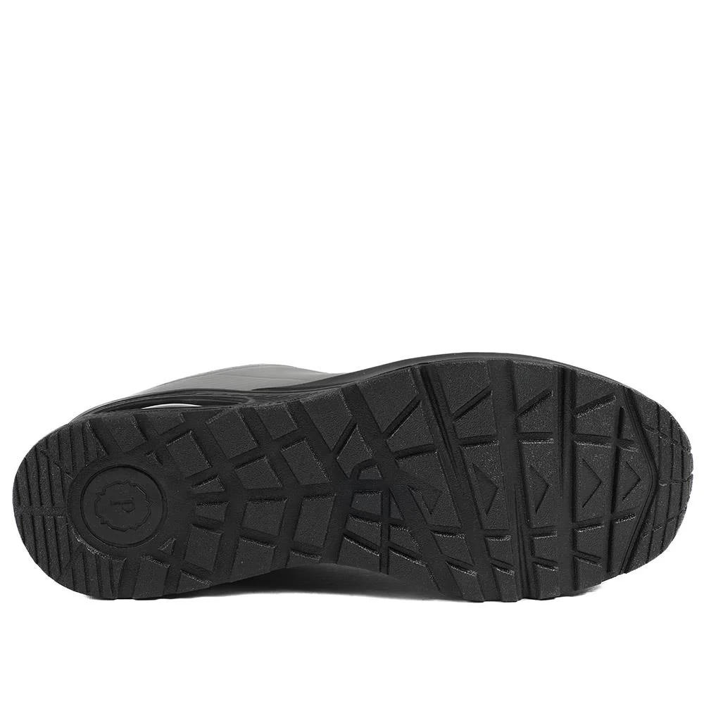 Grippy Lace-Up Trainers - BOJIE41019 / 327 054 - Grey - Image 6
