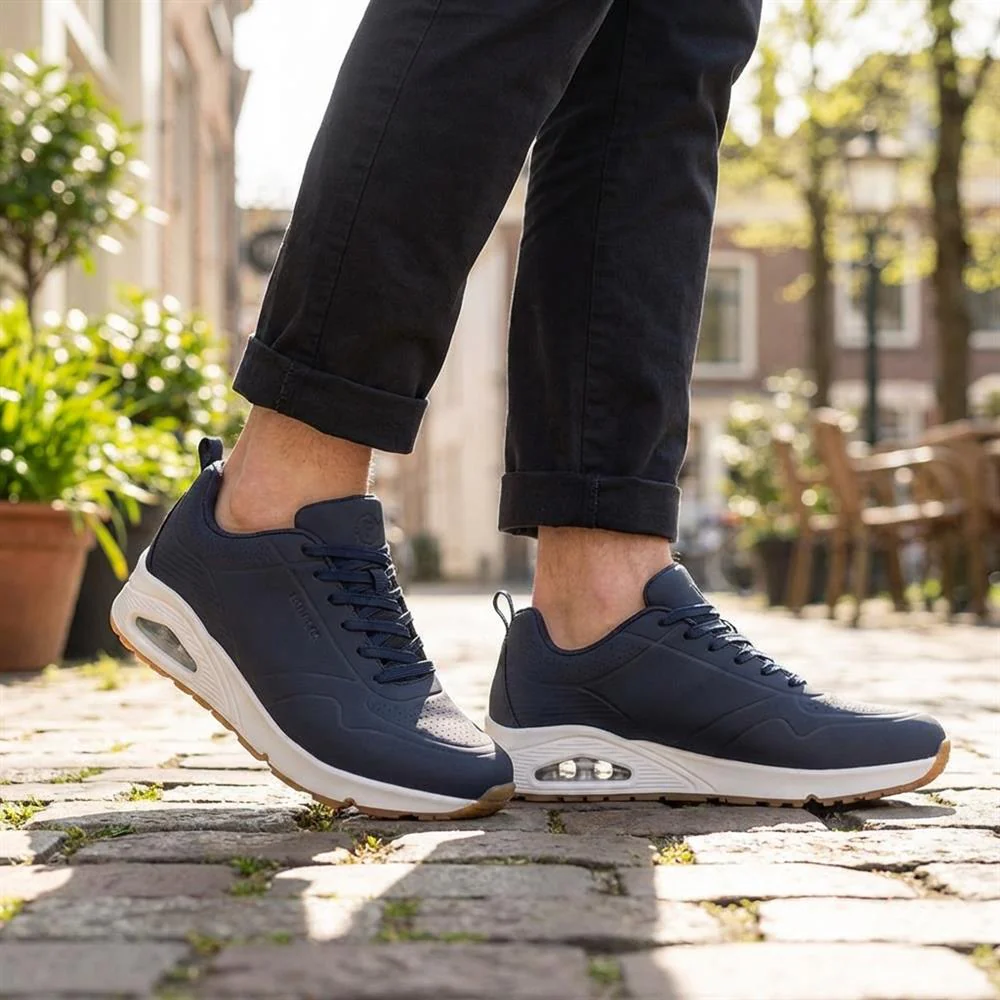 Grippy Lace-Up Trainers - BOJIE41019 / 327 054 - Navy - Image 2