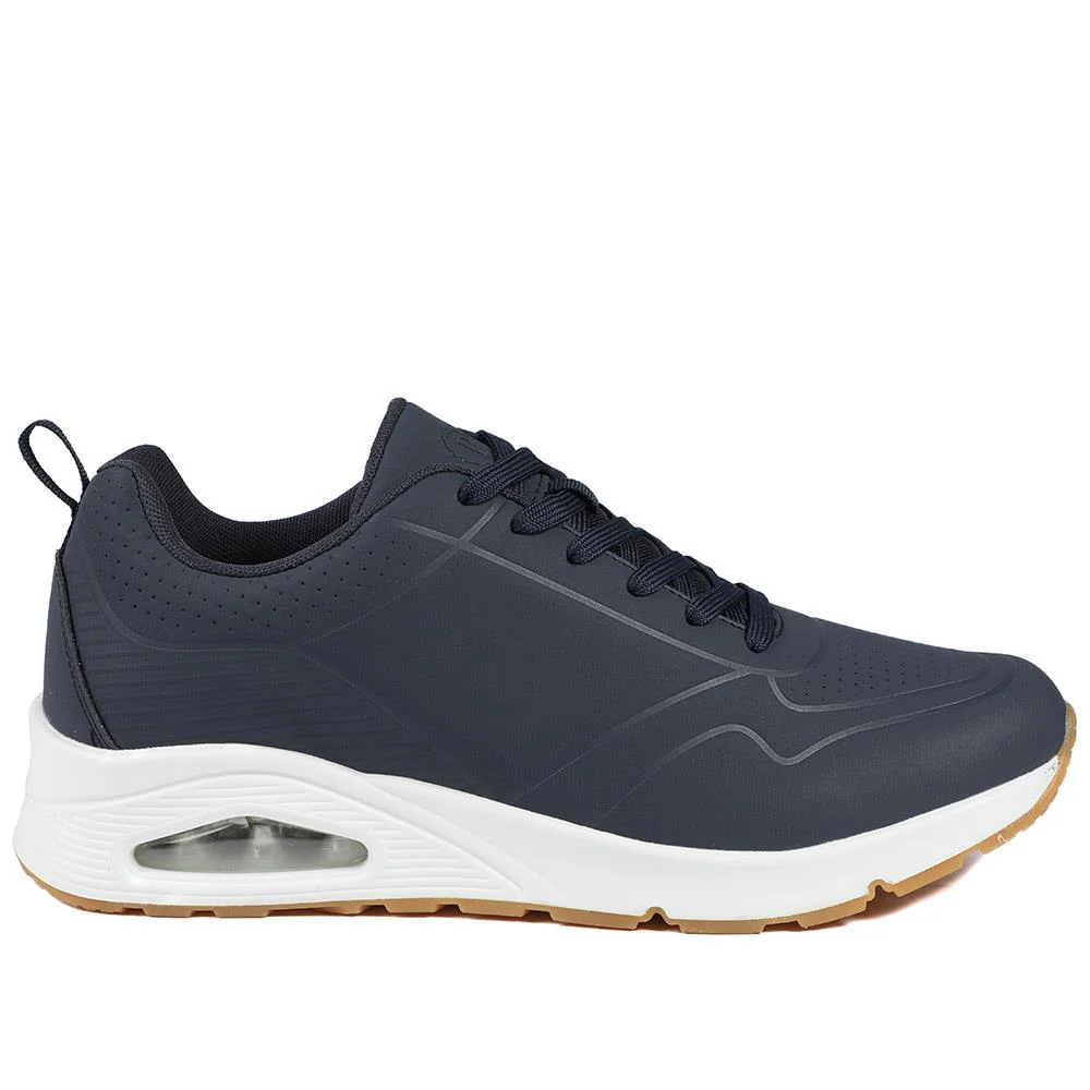 Grippy Lace-Up Trainers - BOJIE41019 / 327 054 - Navy - Image 3