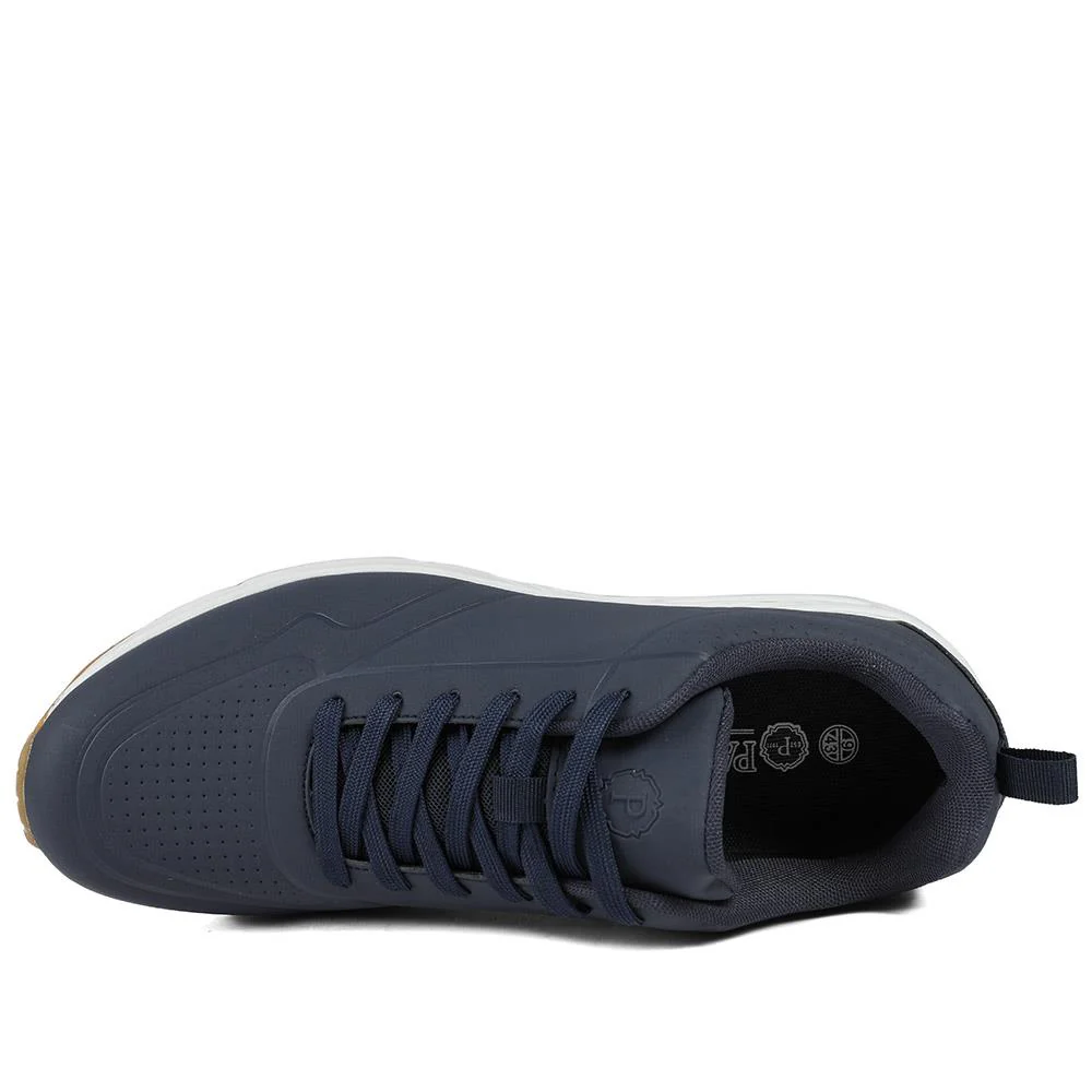 Grippy Lace-Up Trainers - BOJIE41019 / 327 054 - Navy - Image 5