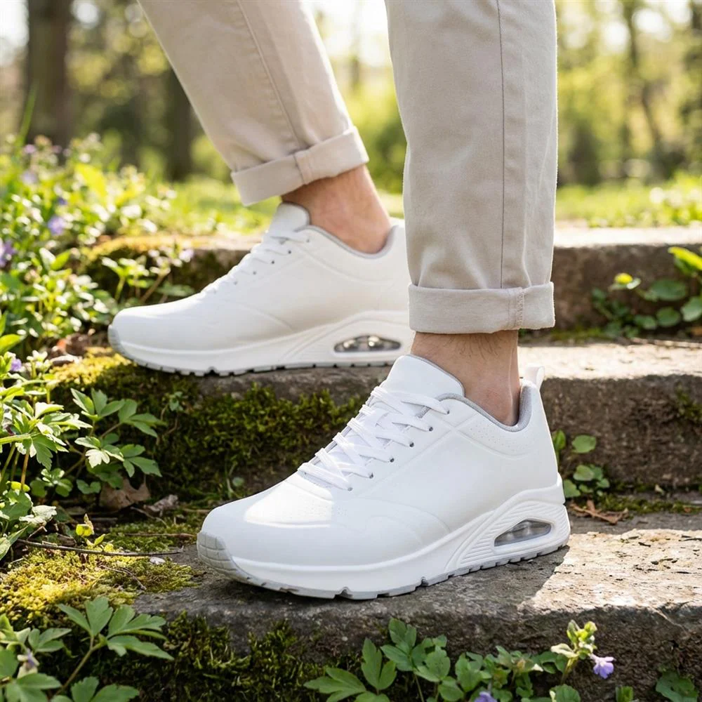 Grippy Lace-Up Trainers - BOJIE41019 / 327 054 - White - Image 2