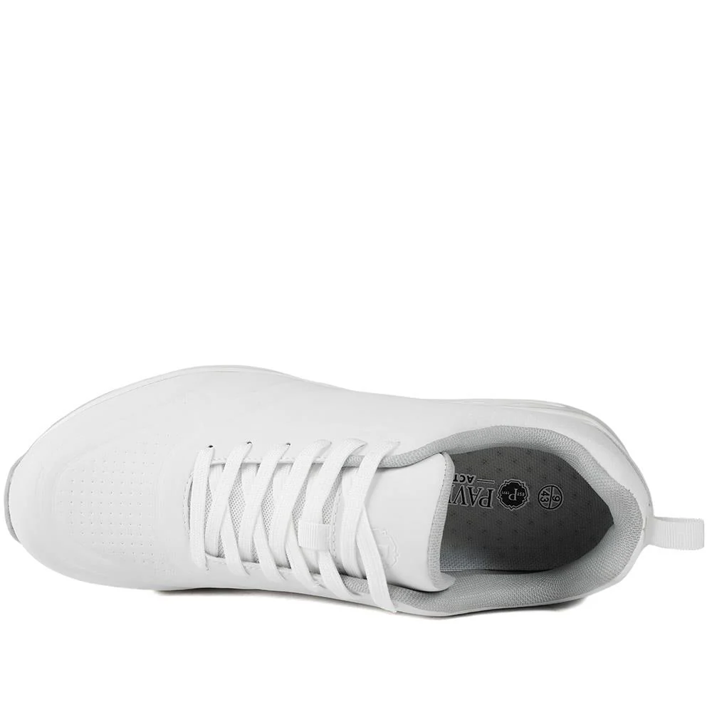 Grippy Lace-Up Trainers - BOJIE41019 / 327 054 - White - Image 5