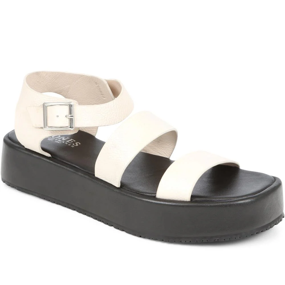 Hailey Leather Platform Sandals - HAILEY / 325 374