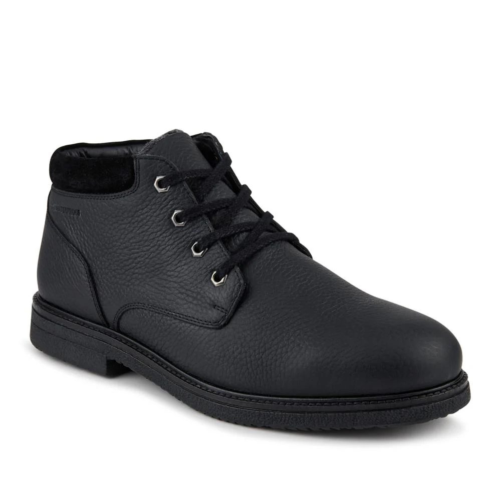 Halifax Waterproof Leather Ankle Boots - HALIFAX / 327 846 - Black