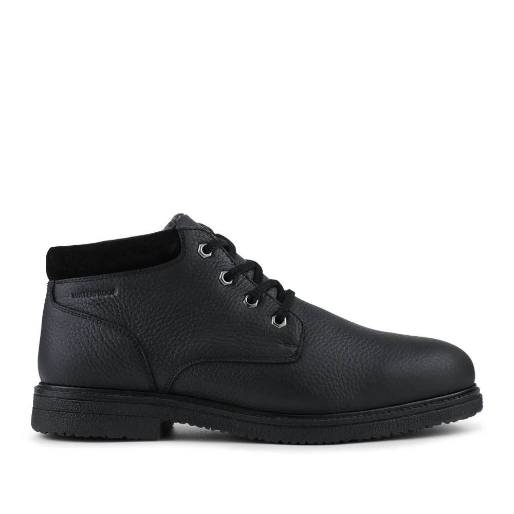 Halifax Waterproof Leather Ankle Boots - HALIFAX / 327 846 - Black - Image 2