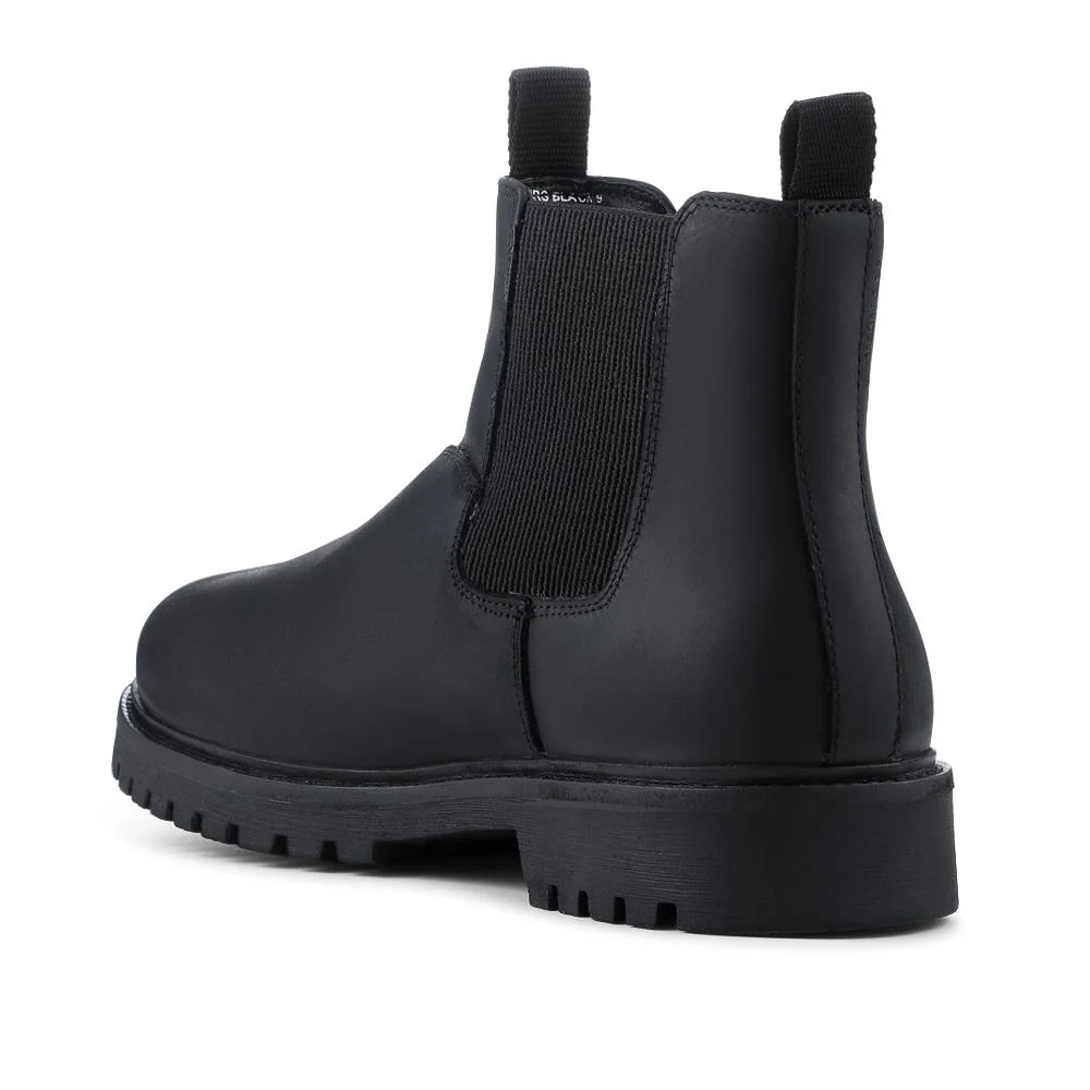Hamburg Leather Waterproof Chelsea Boots - HAMBURG / 327 847 - Black - Image 3