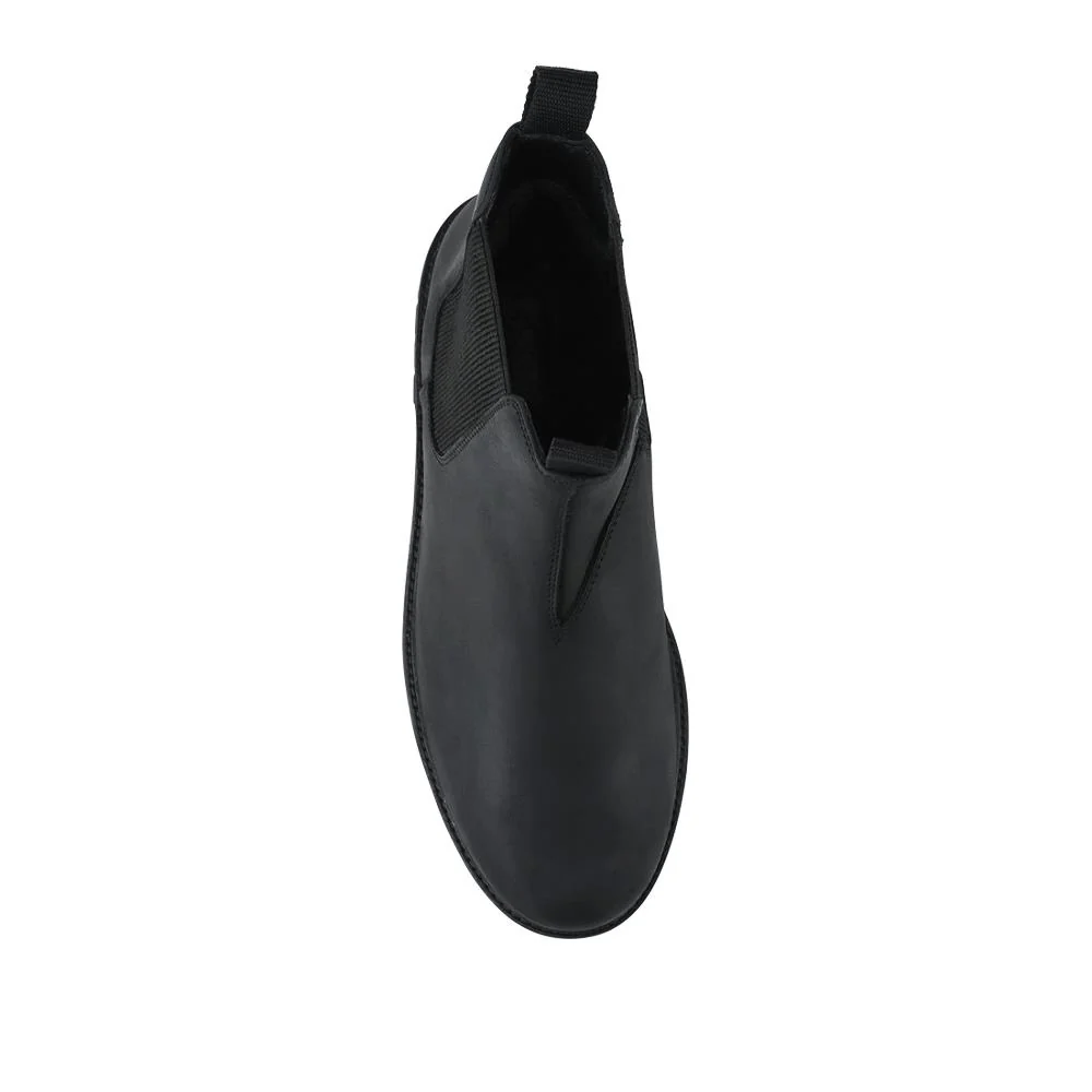 Hamburg Leather Waterproof Chelsea Boots - HAMBURG / 327 847 - Black - Image 4