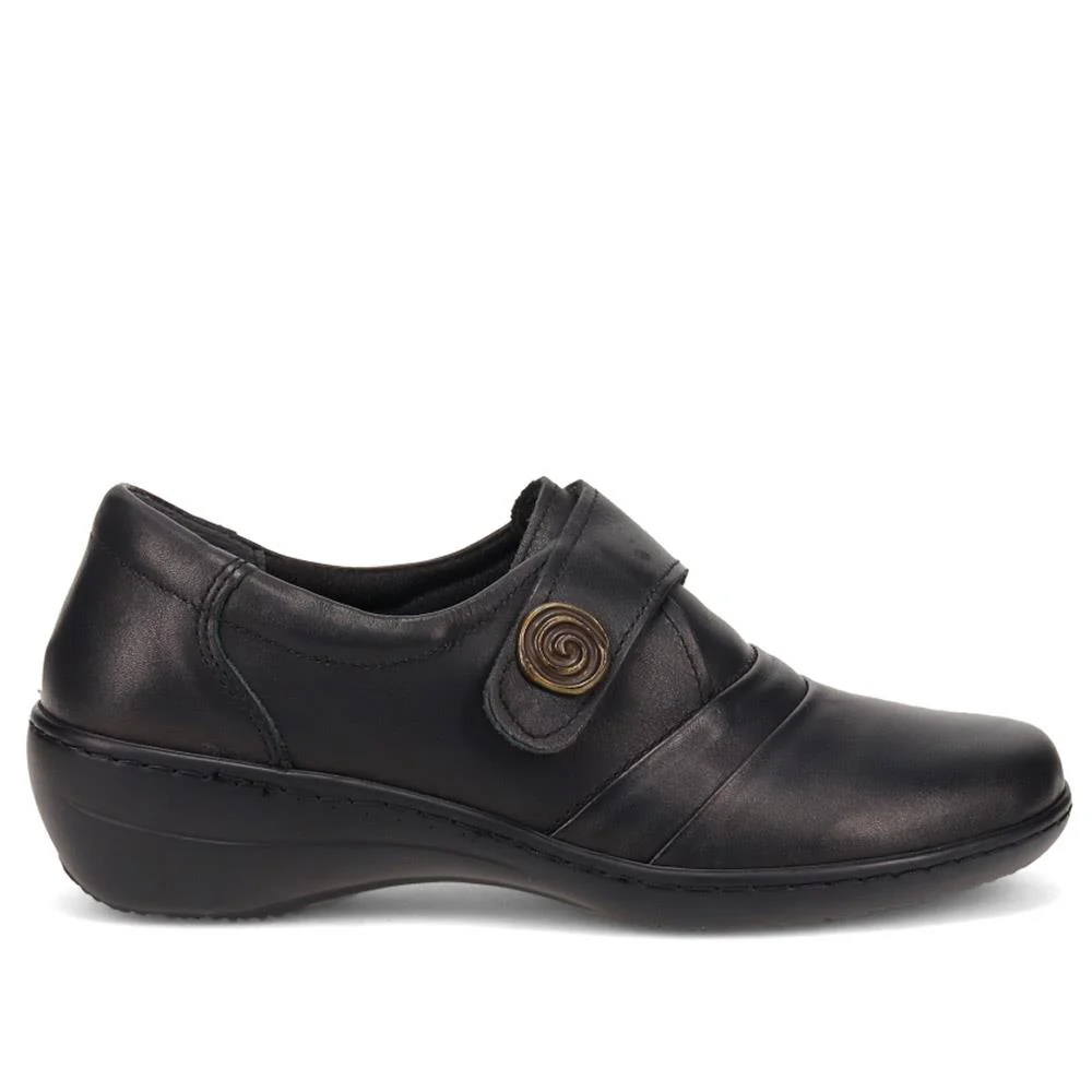 Handmade Leather Shoe with One Touch Strap - HSHAK1806 / 146 045 - Black - Image 4