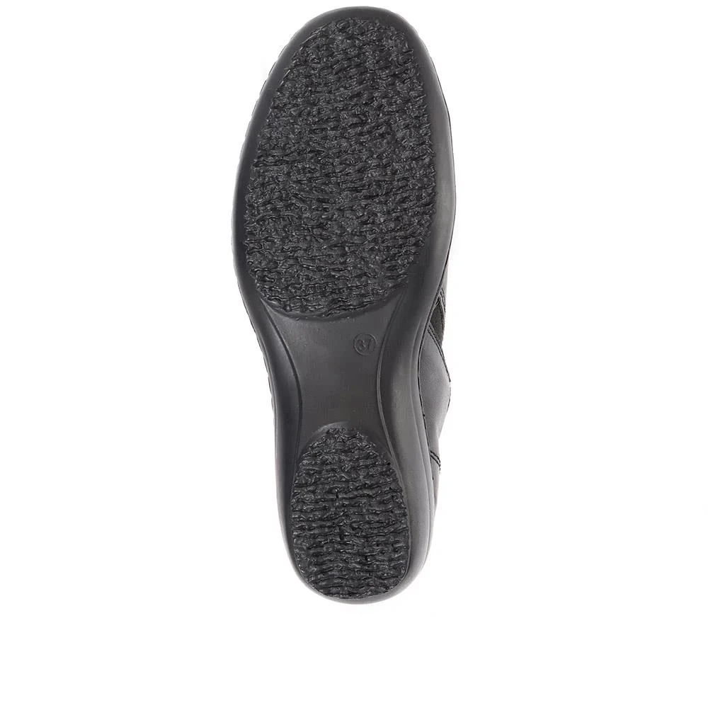 Handmade Leather Shoes - HAK36011 / 322 928 - Black - Image 5