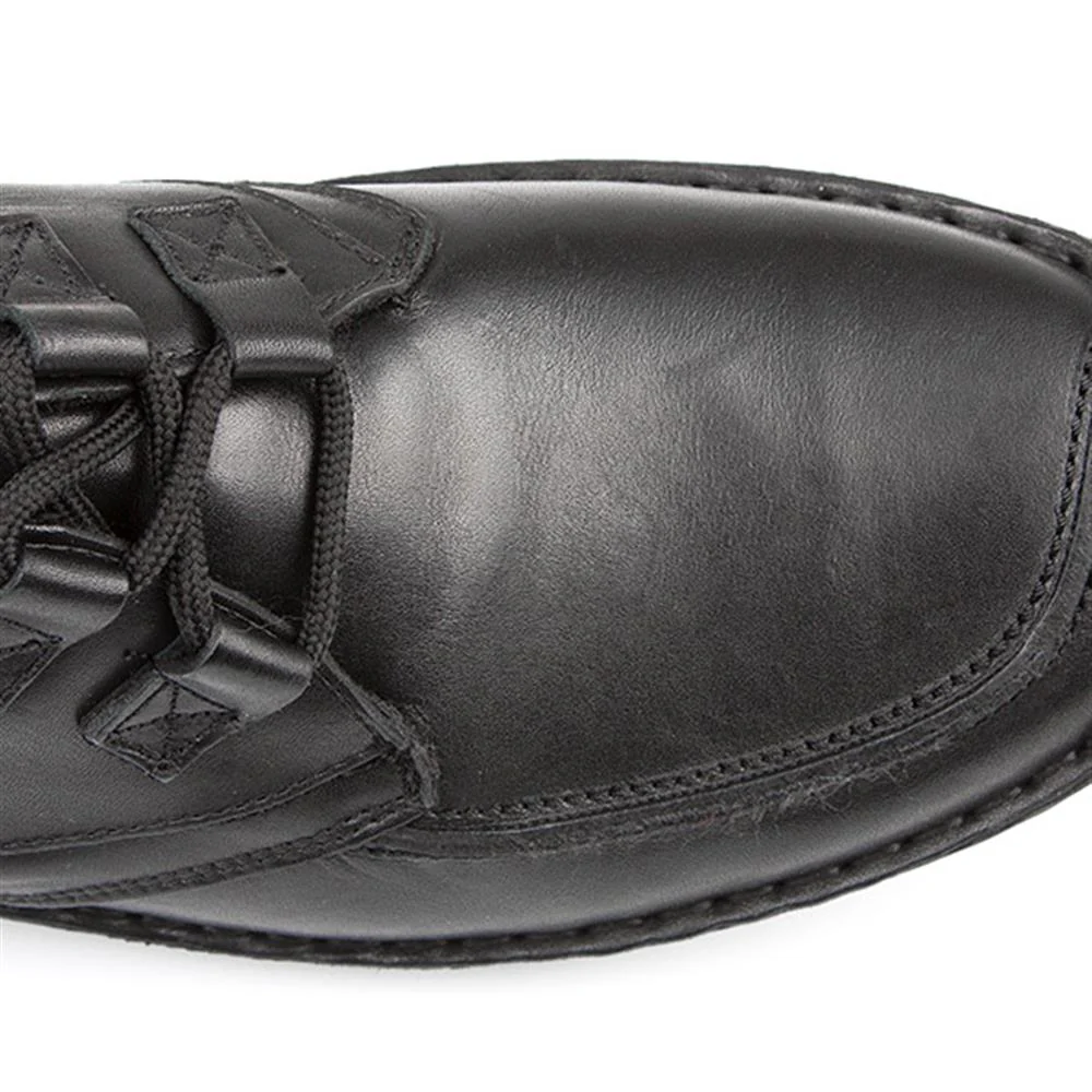 Handmade Leather Shoes - HAK811 / 123 694 - Black Antique - Image 10