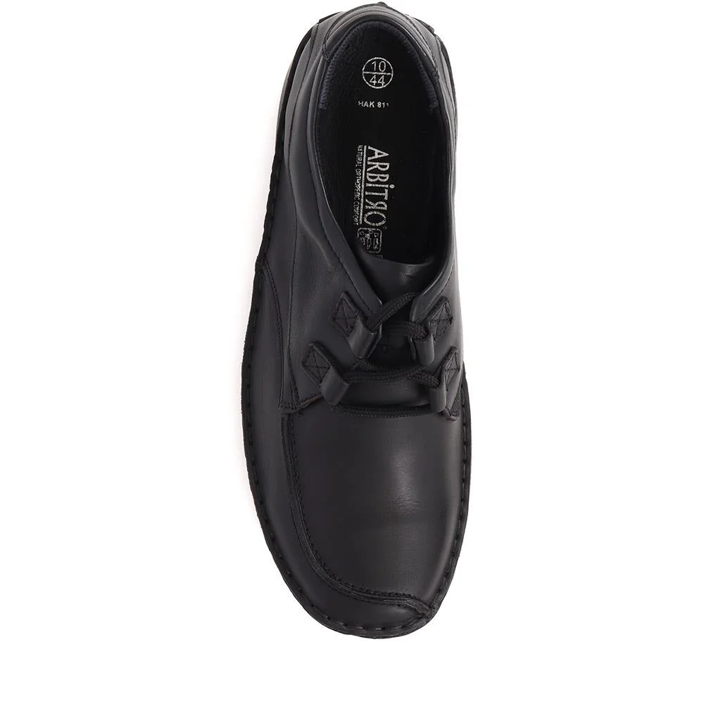 Handmade Leather Shoes - HAK811 / 123 694 - Black Antique - Image 11