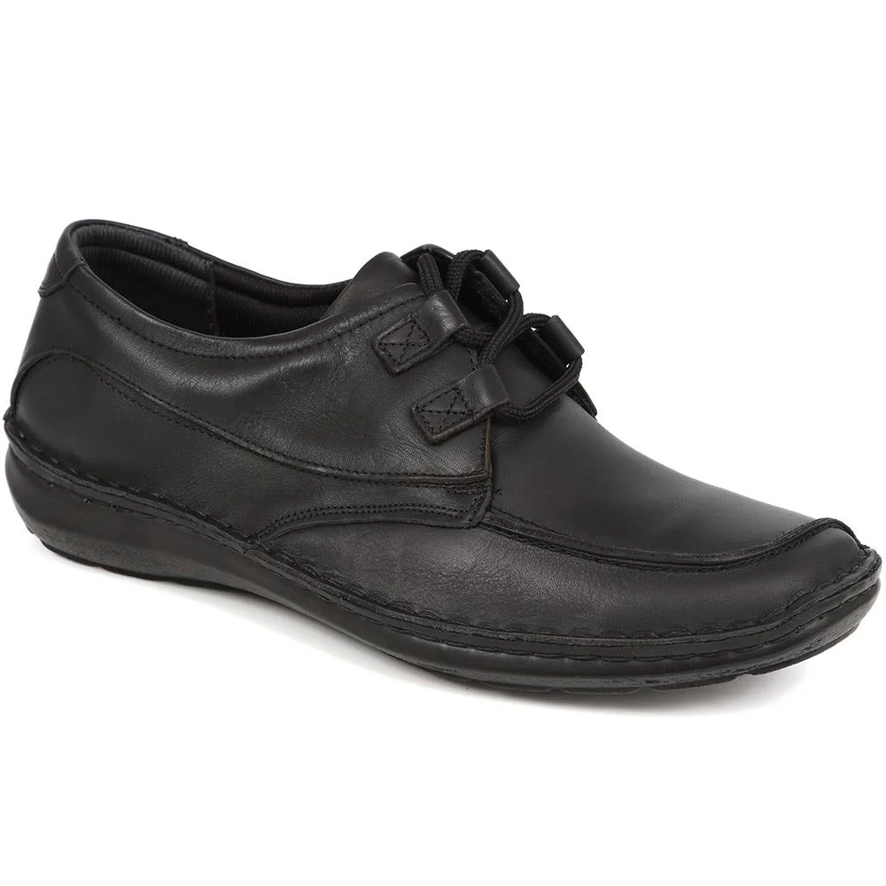 Handmade Leather Shoes - HAK811 / 123 694 - Black Antique - Image 2