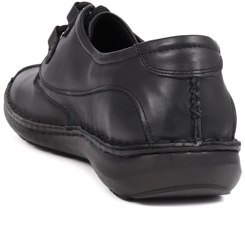 Handmade Leather Shoes - HAK811 / 123 694 - Black Antique - Image 4