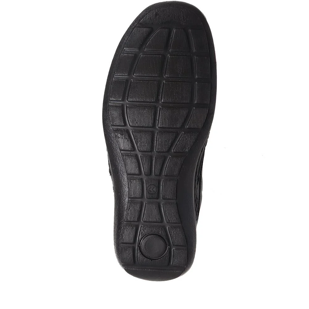 Handmade Leather Shoes - HAK811 / 123 694 - Black Antique - Image 7