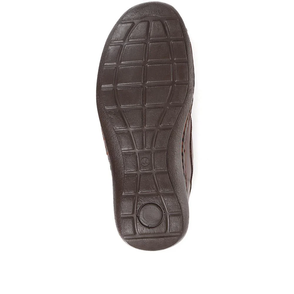 Handmade Leather Shoes - HAK811 / 123 694 - Dark Brown - Image 7