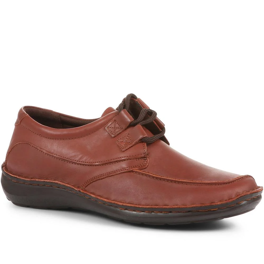 Handmade Leather Shoes - HAK811 / 123 694 - Tan