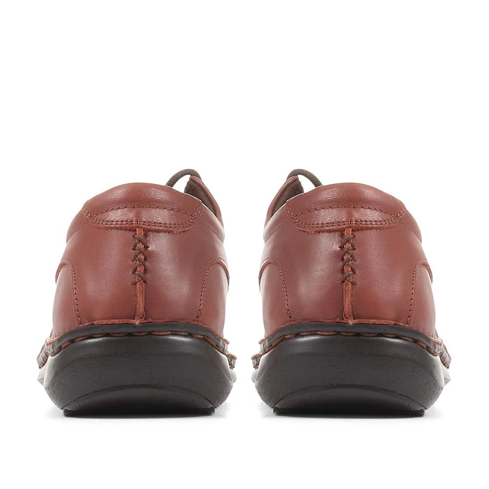 Handmade Leather Shoes - HAK811 / 123 694 - Tan - Image 3