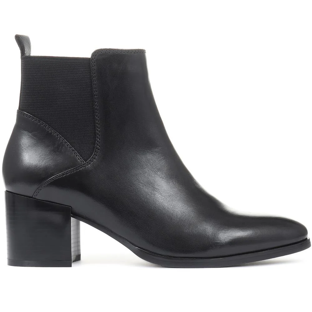 Harlow Block Heel Ankle Boots - SINO32511 / 319 131 - Black - Image 2