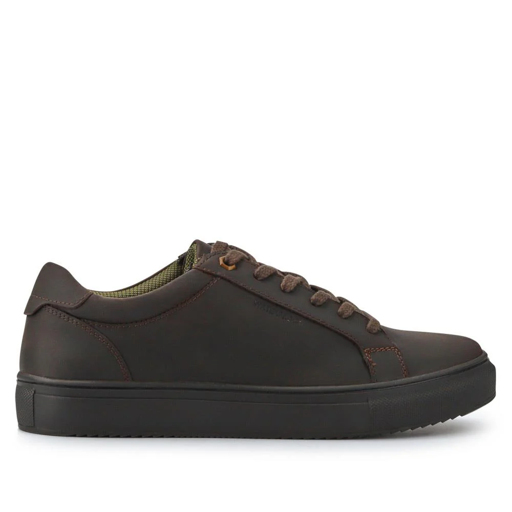 Harlow Cushioned Leather Trainers - HARLOW / 326 971 - Brown - Image 2