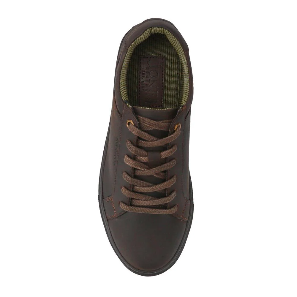 Harlow Cushioned Leather Trainers - HARLOW / 326 971 - Brown - Image 4
