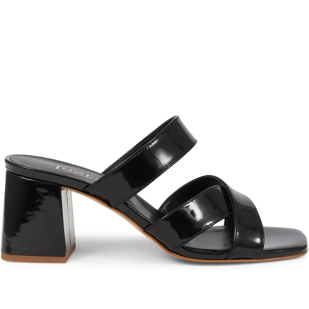 Harrietta Mule Sandals - HARRIETTA / 325 312 - Black - Image 2