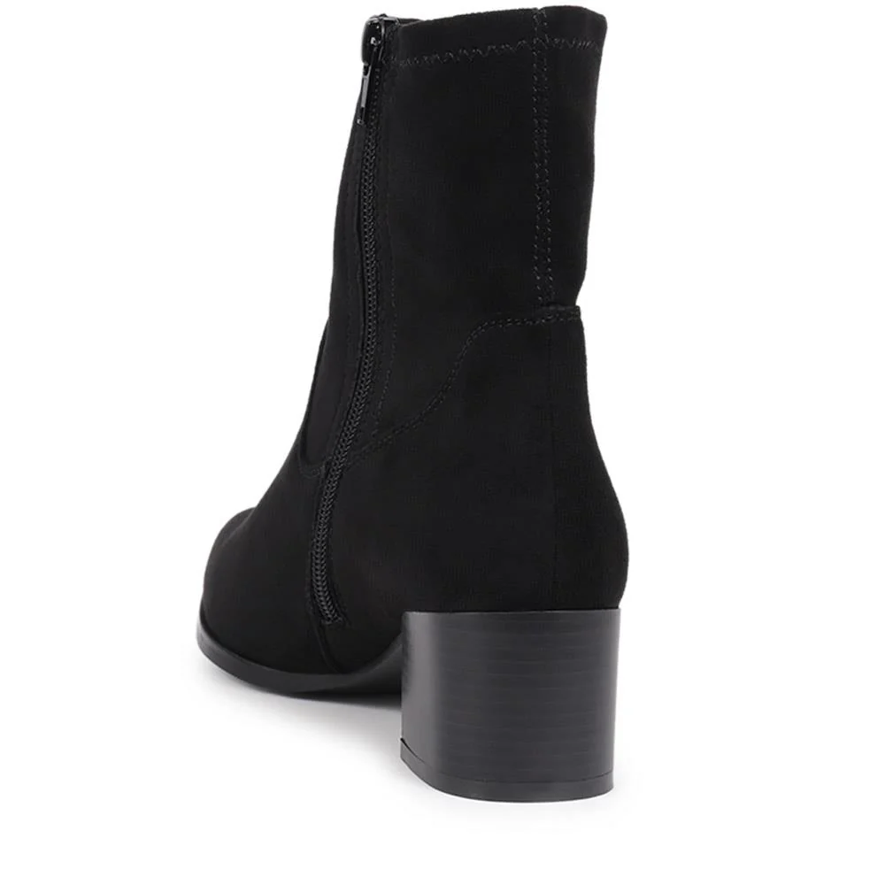 Heeled Ankle Boots - WBINS40143 / 326 059 - Black - Image 3